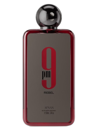 Afnan 9 PM Rebel perfume bottle