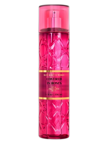 Bath & Body Works Covered In Roses perfume bottle