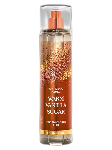 Bath & Body Works Warm Vanilla Sugar perfume bottle