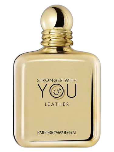 Giorgio Armani Emporio Armani Stronger With You Leather perfume bottle