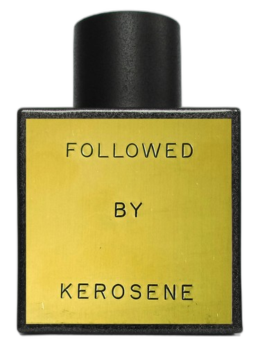 Kerosene Followed perfume bottle
