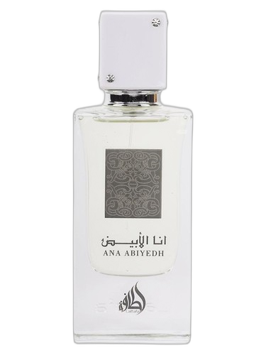 Lattafa Perfumes Ana Abiyedh perfume bottle