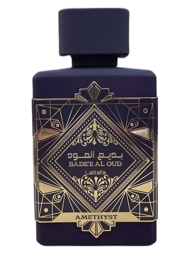 Lattafa Perfumes Bade'e Al Oud Amethyst perfume bottle
