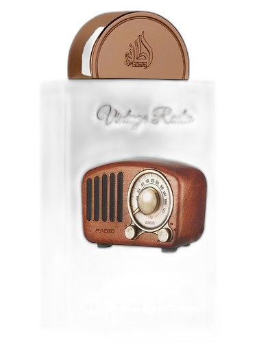 Lattafa Perfumes Vintage Radio perfume bottle