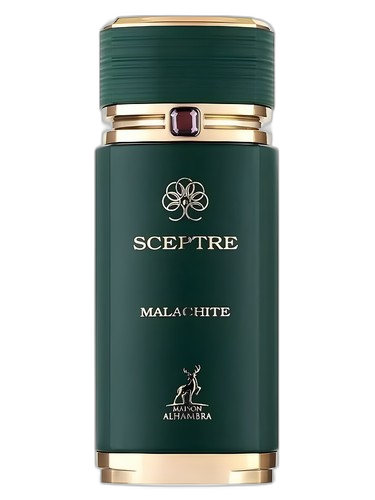 Maison Alhambra Sceptre Malachite perfume bottle