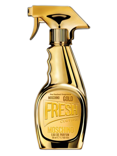 Moschino Gold Fresh Couture perfume bottle