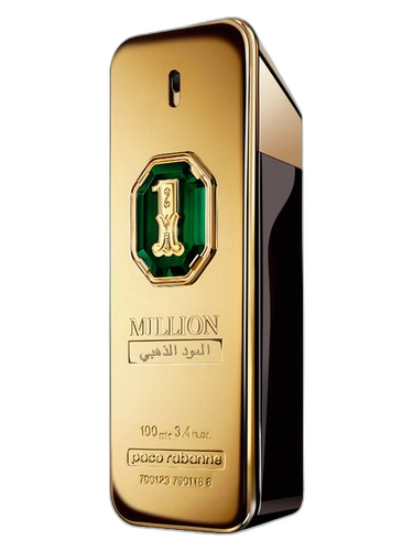 Rabanne 1 Million Golden Oud perfume bottle