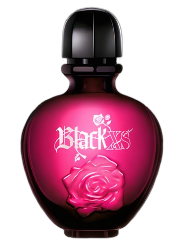 Rabanne Black XS for Her perfume bottle