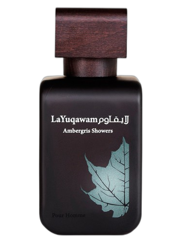 Rasasi La Yuqawam Ambergris Showers perfume bottle