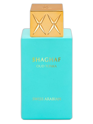 Swiss Arabian Shaghaf Oud Tonka perfume bottle