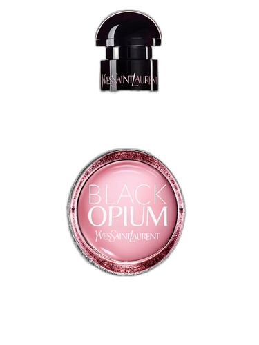 Yves Saint Laurent Black Opium Glitter perfume bottle