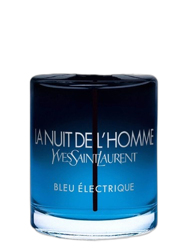 Yves Saint Laurent La Nuit de L'Homme Bleu Électrique perfume bottle