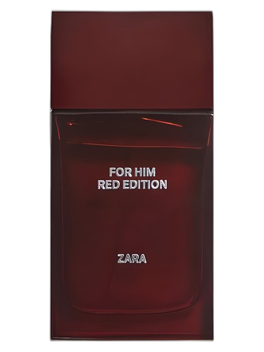 Zara For Him Red Edition perfume bottle