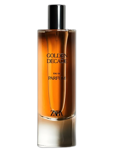 Zara Golden Decade perfume bottle