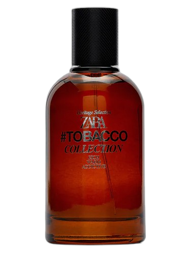 Zara Tobacco Collection Rich Warm Addictive 2021 perfume bottle