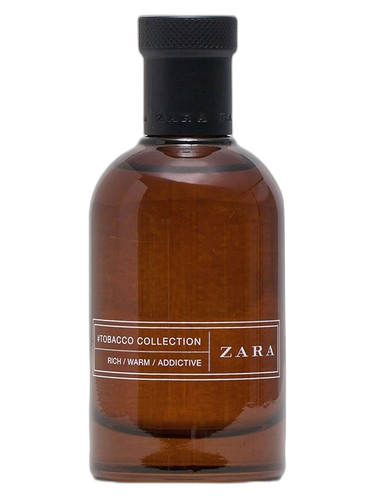 Zara Tobacco Collection Rich Warm Addictive perfume bottle