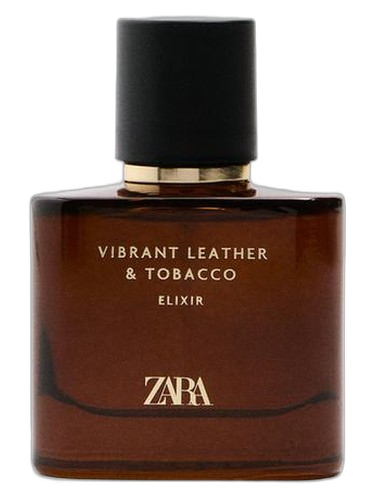 Zara Vibrant Leather & Tobacco Elixir perfume bottle